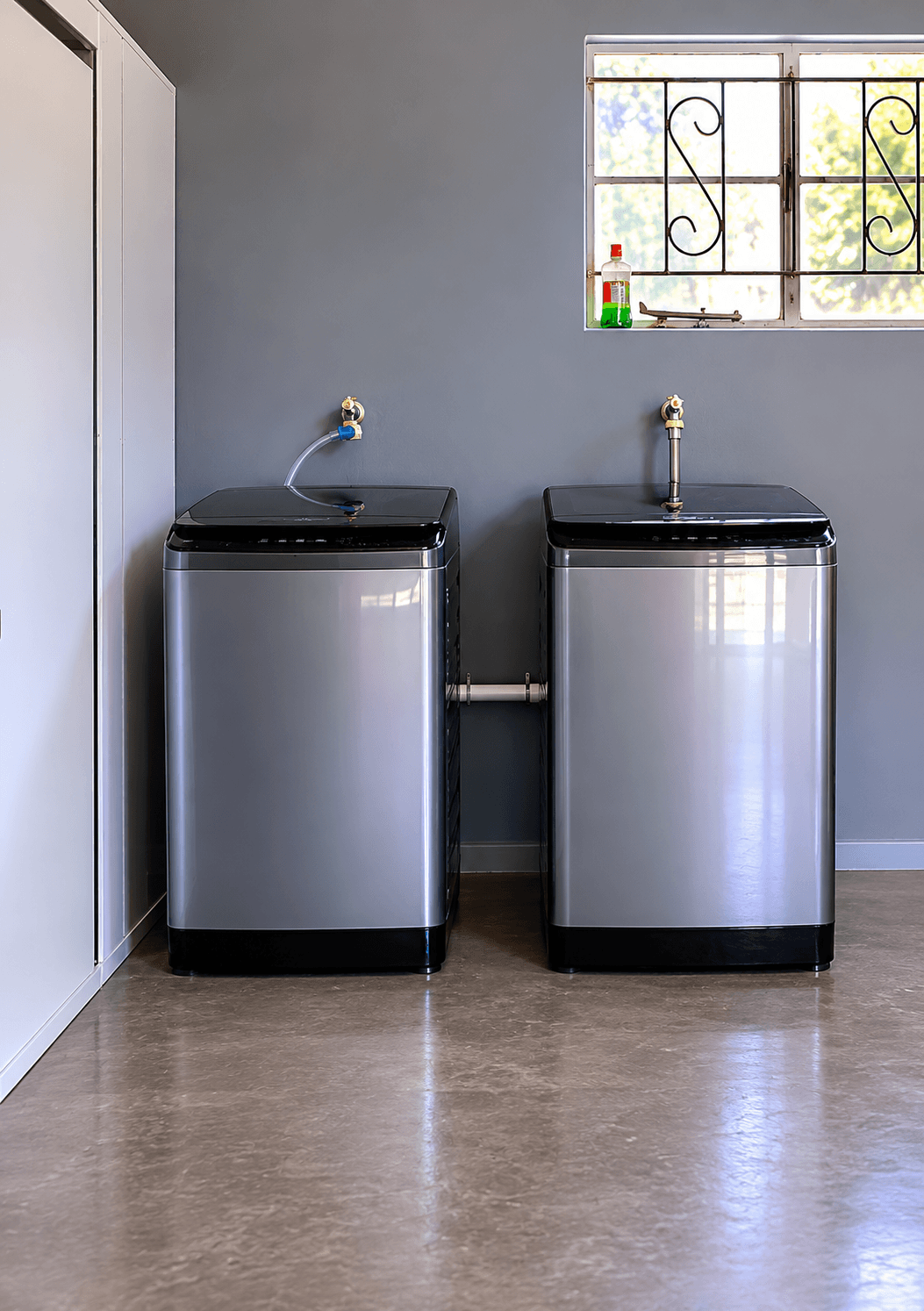 Clean washing machines at the Kwa Phumla facility in Matatiele